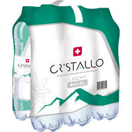 Cristallo Wasser grün , wenig Kohlensäure, 150 cl, 6 Stück