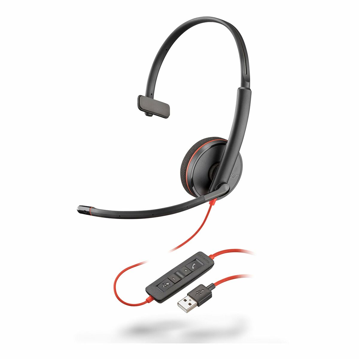Kopfhörer mit Mikrofon Poly Blackwire 3210