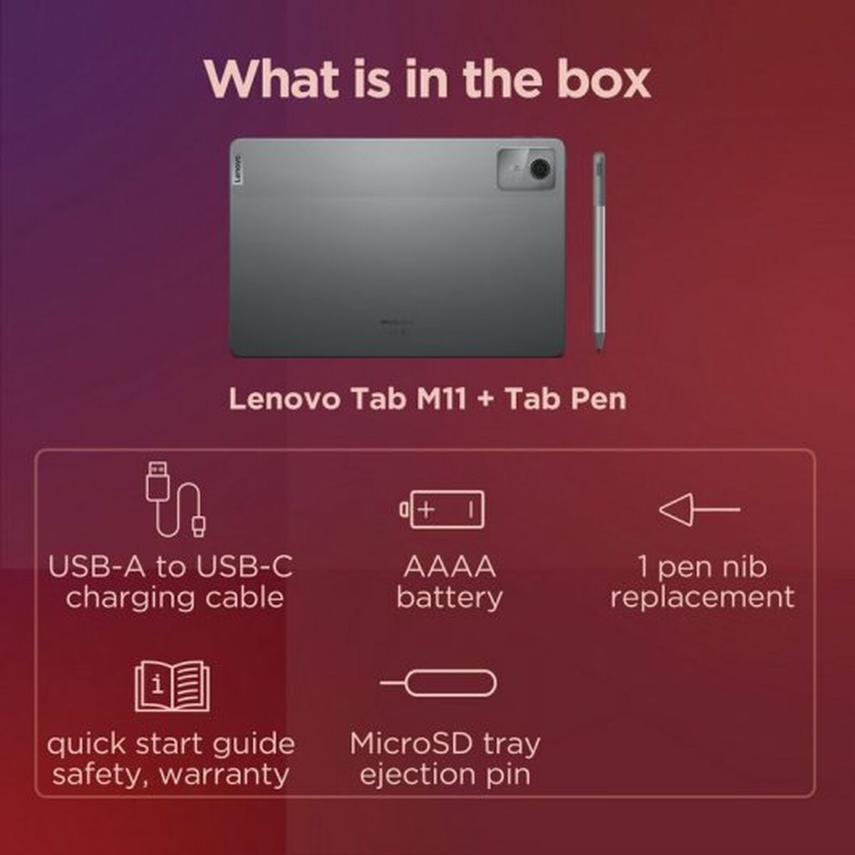 Tablet Lenovo Lenovo Tab M11 11" 4 GB RAM 128 GB Grau
