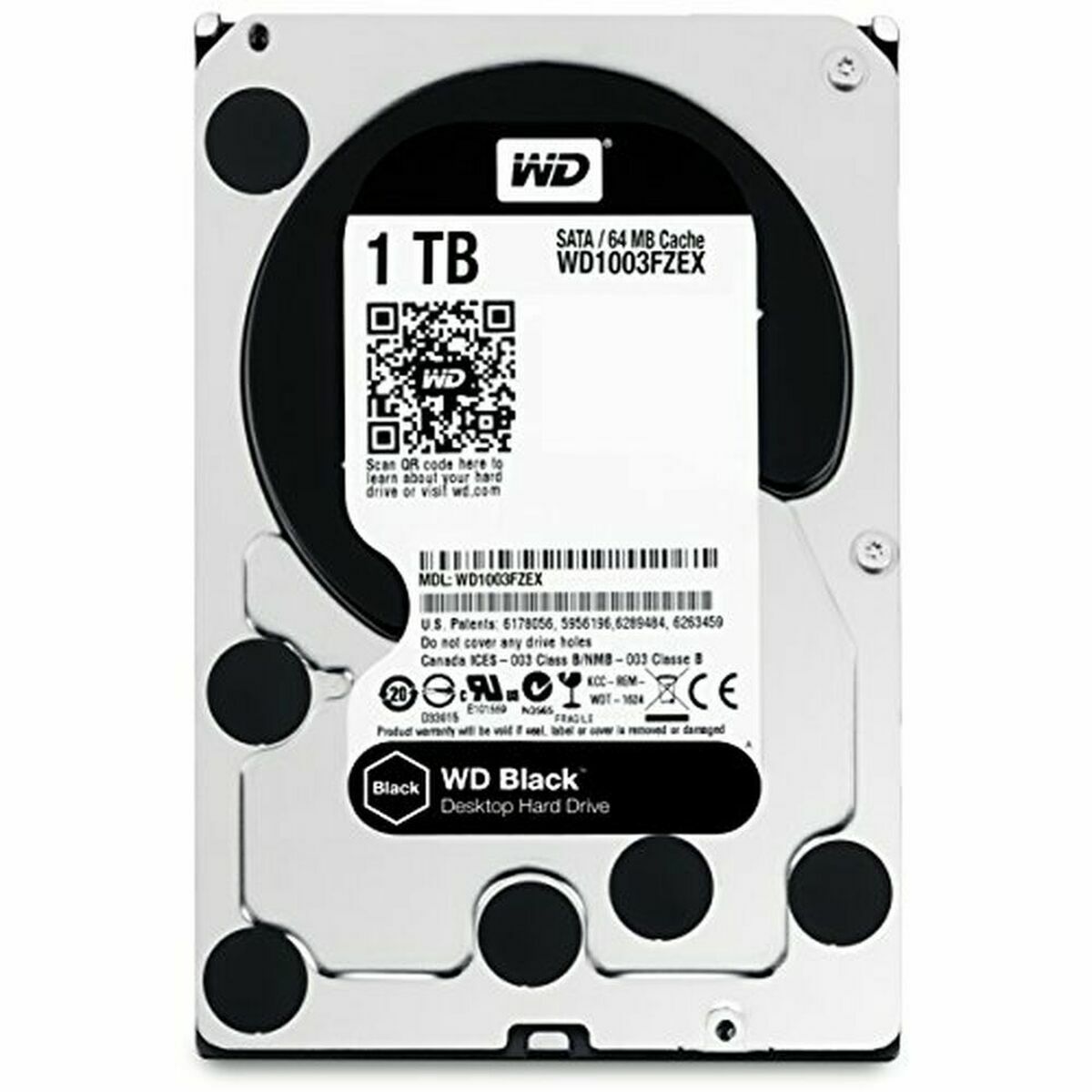 Festplatte Western Digital WD1003FZEX 3.5" 1 TB Sata III 7200 rpm