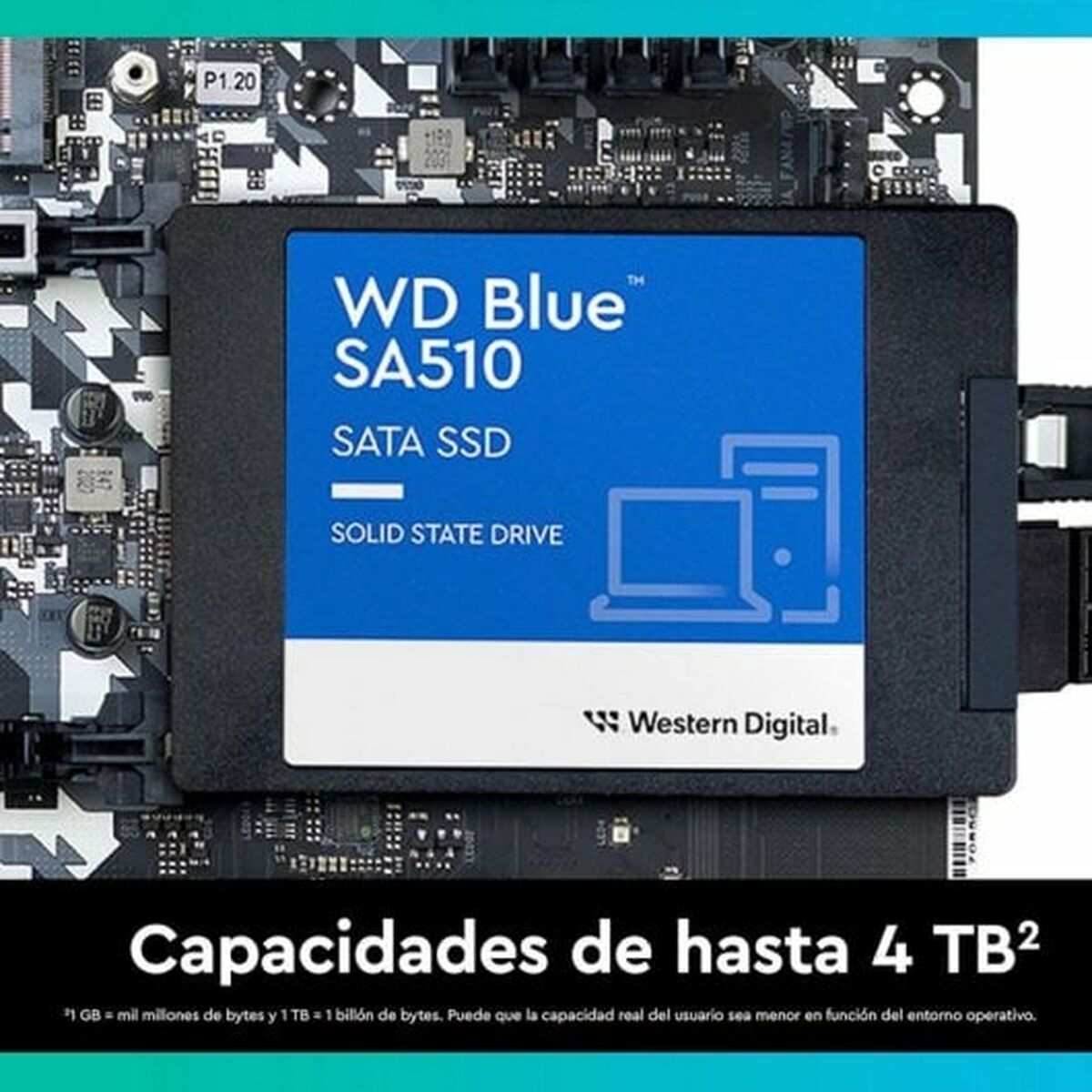 Festplatte Western Digital Blue SA510 2,5" 2 TB SSD