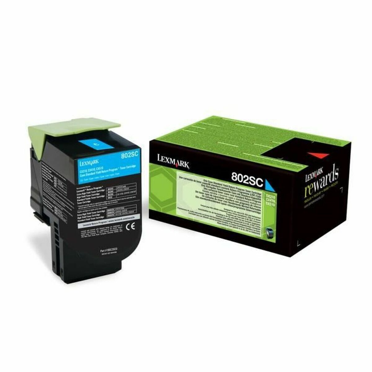 Toner Lexmark 80C2SC0 Türkis