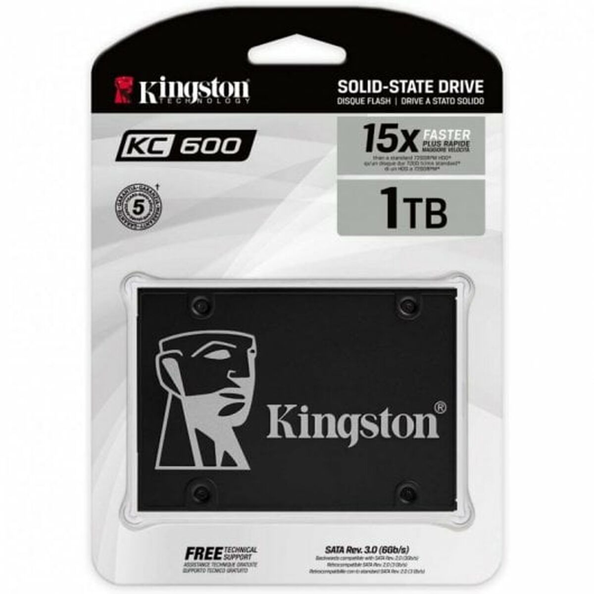 Festplatte Kingston SKC600/1024G 1 TB SSD