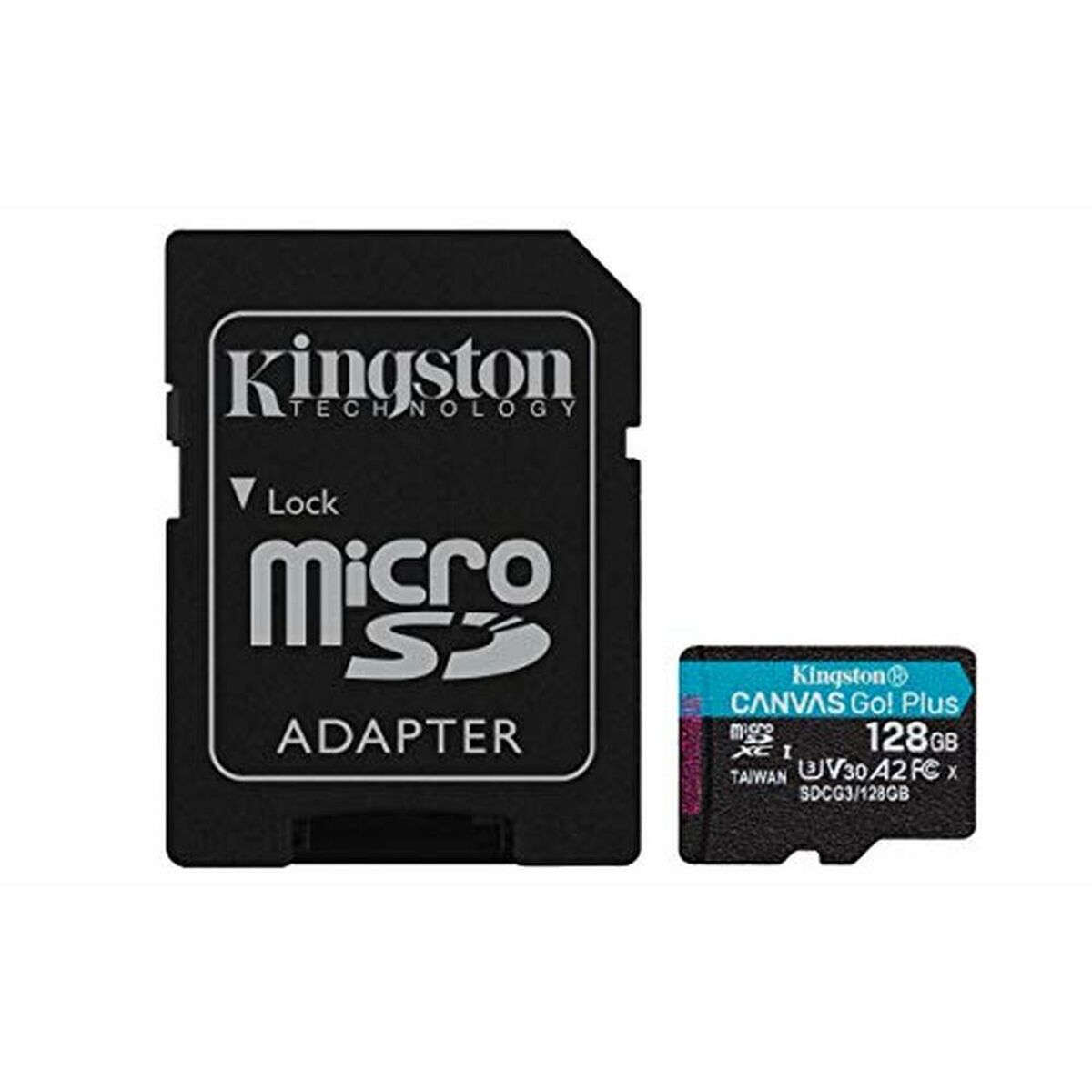 Mikro SD Speicherkarte mit Adapter Kingston SDCG3/128GB 128GB