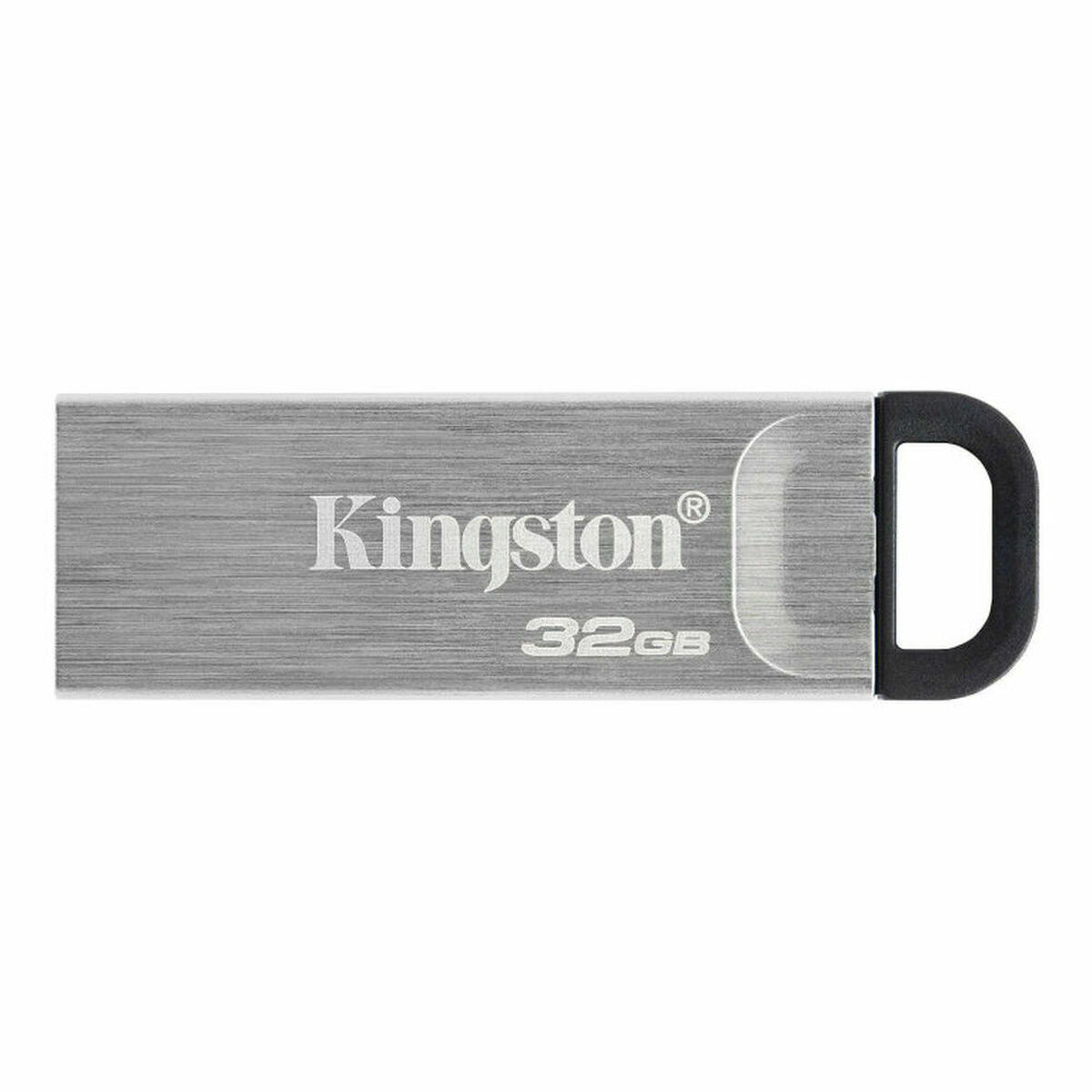 USB Pendrive Kingston DTKN/32GB Schwarz Silberfarben Silber 32 GB