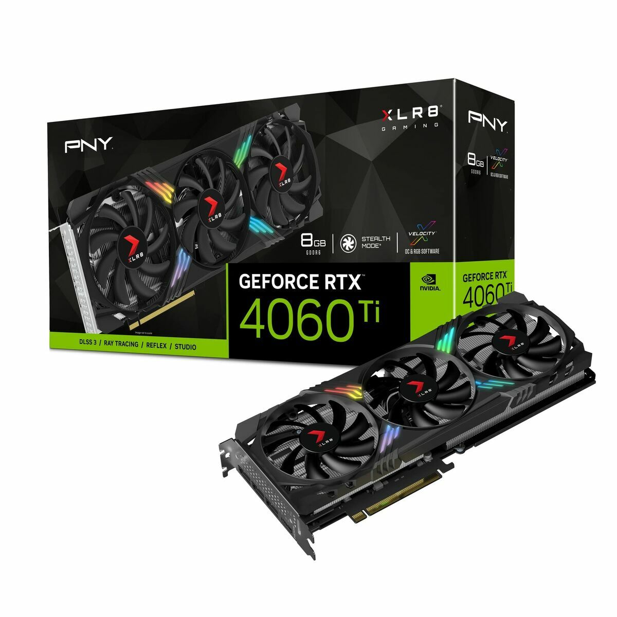 Grafikkarte PNY VCG4060T8TFXXPB1 Geforce RTX 4060 Ti 8 GB GDDR6