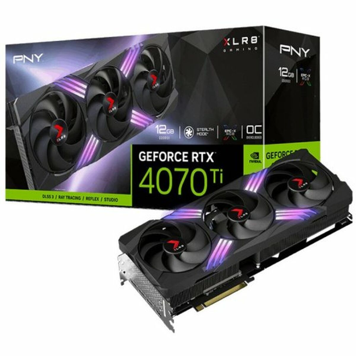 Grafikkarte PNY VCG4070TS16TFXXPB1-O 16 GB GDDR6X