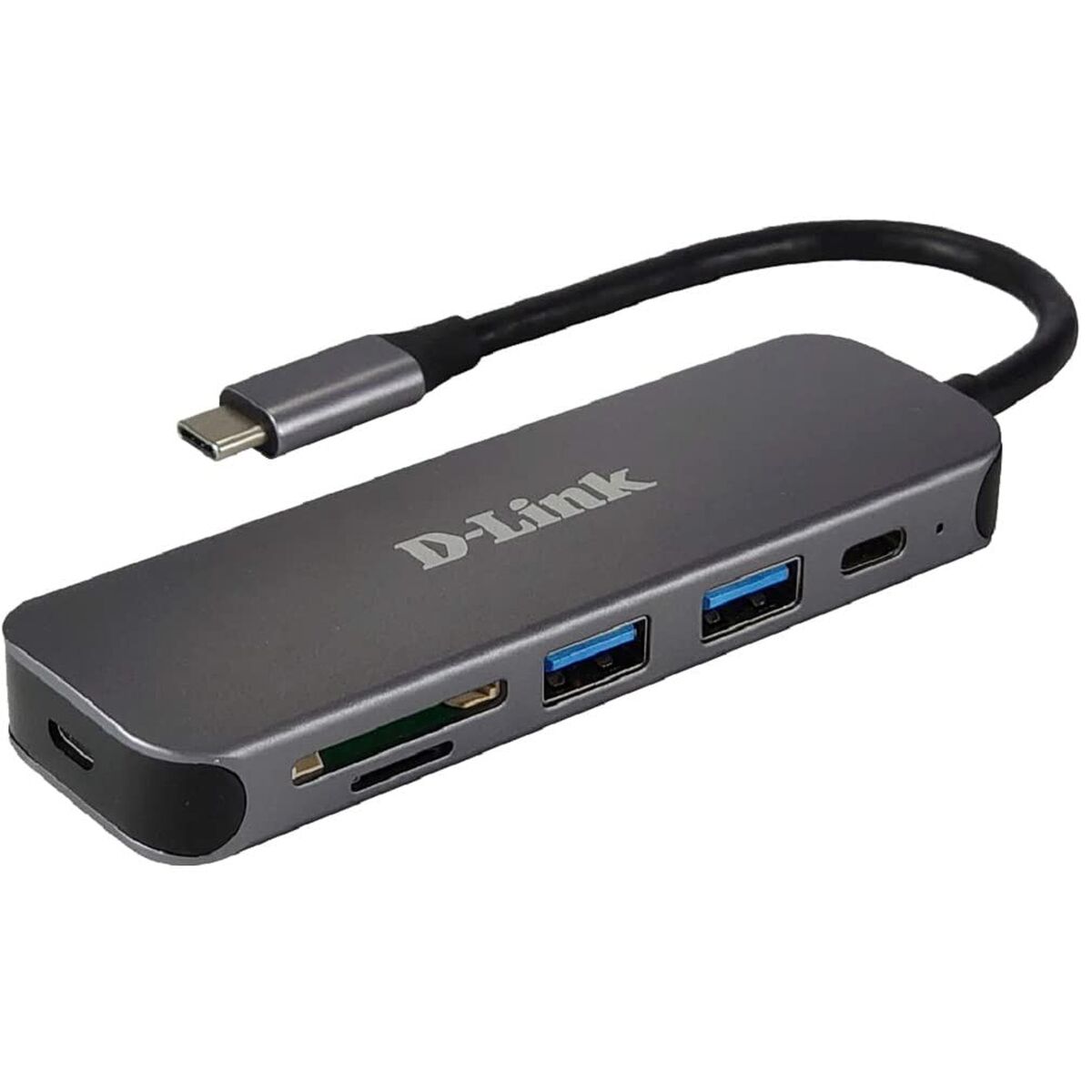 Hub USB D-Link DUB-2325 Schwarz