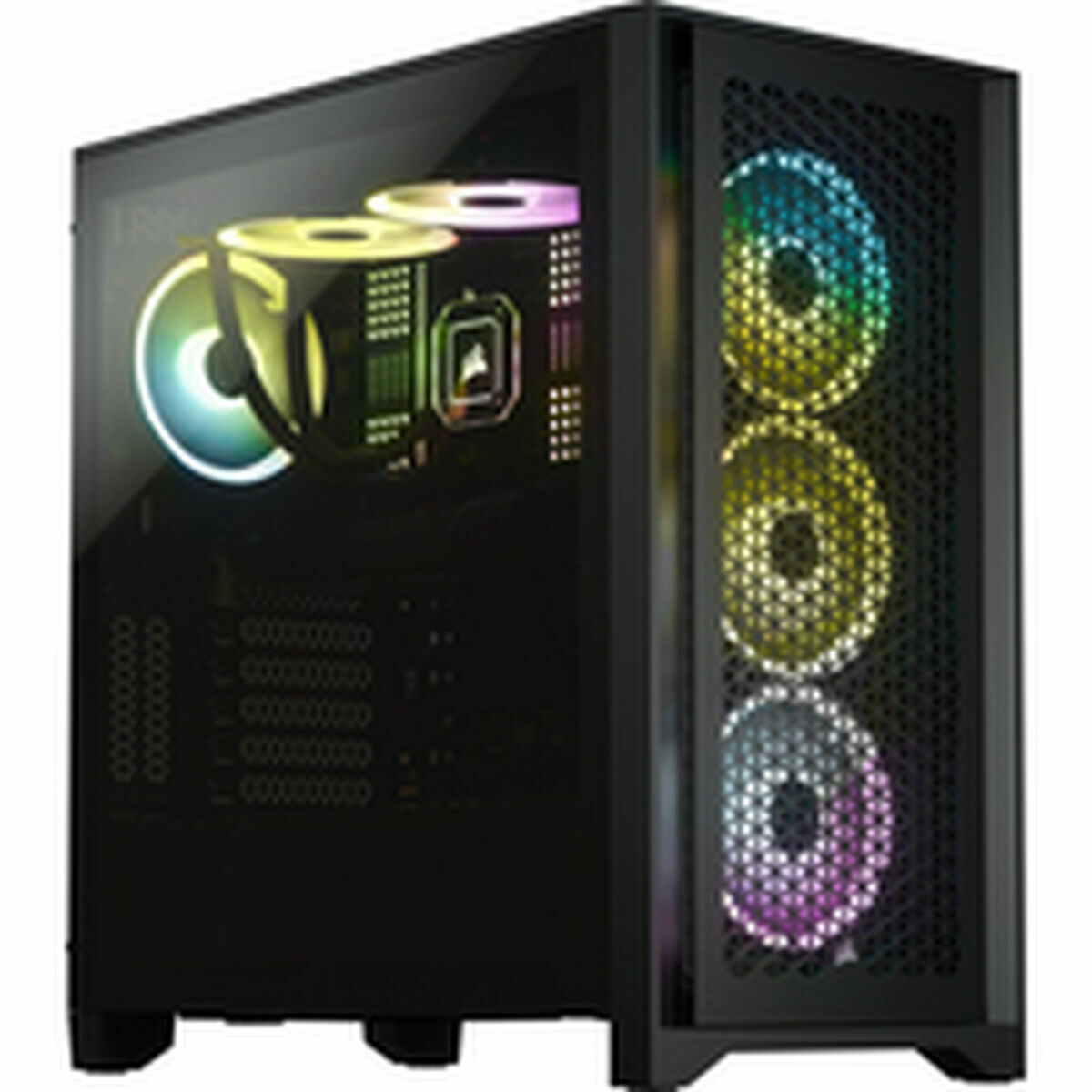 ATX Semi-Tower Gehäuse Corsair 4000D RGB Schwarz