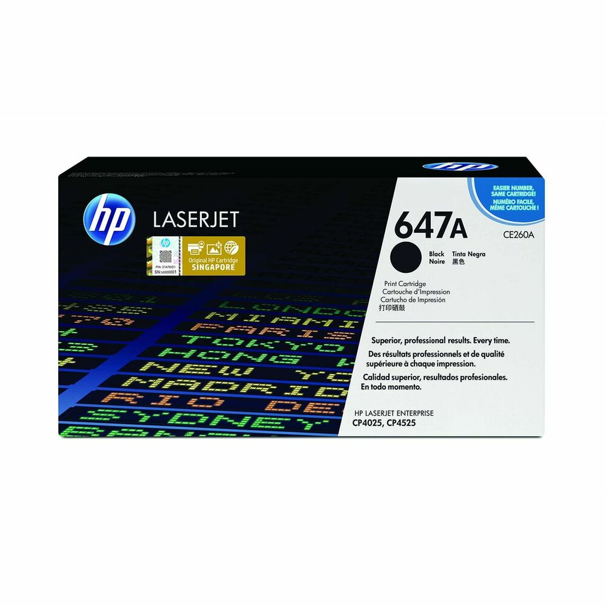 Toner HP 647A Schwarz