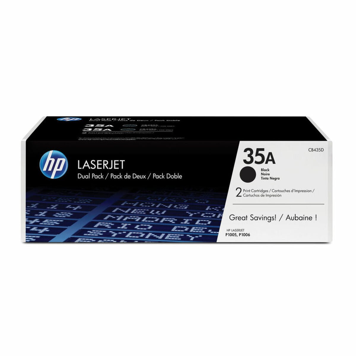 Original Toner HP 35A Schwarz (2 Stück)