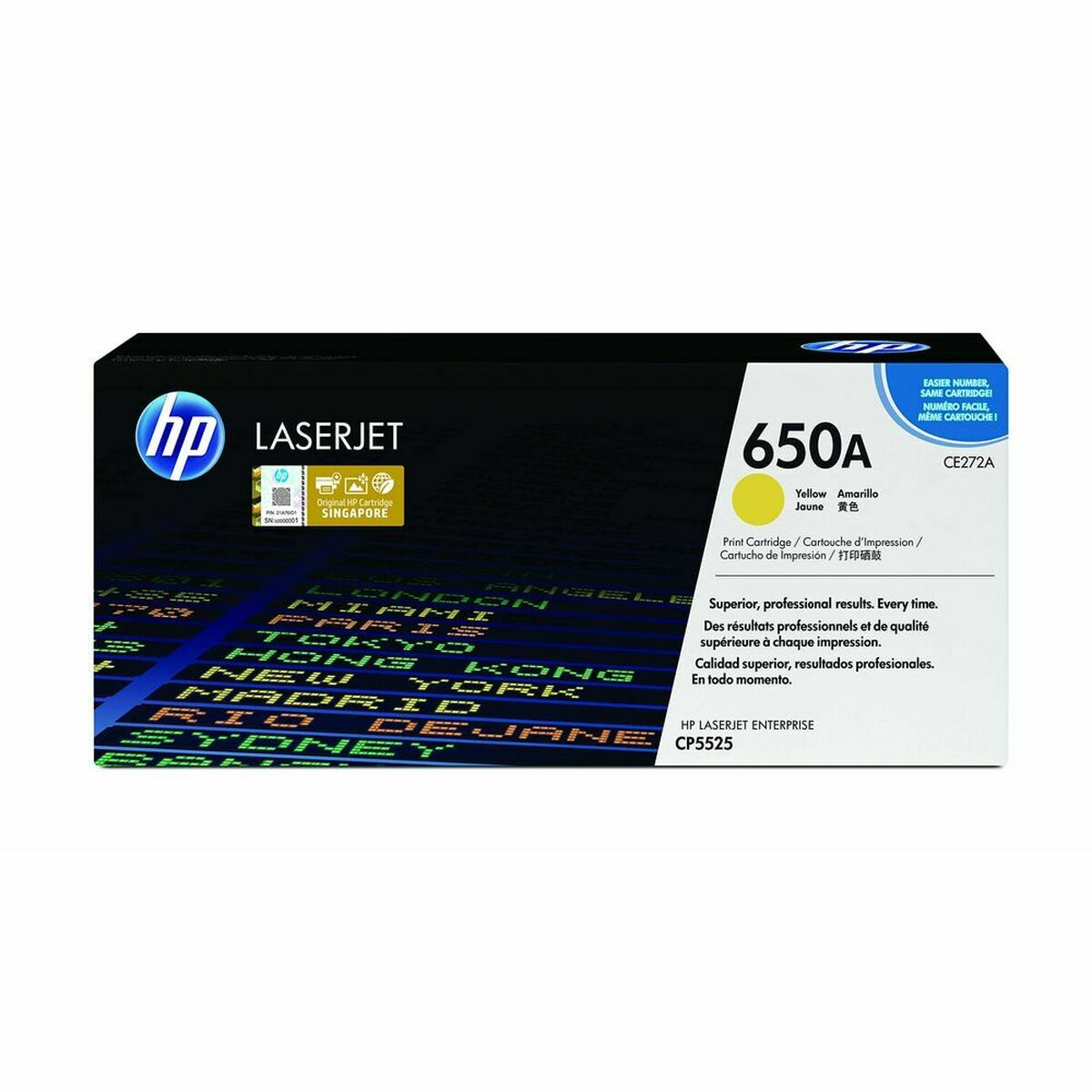 Toner HP 650A Gelb