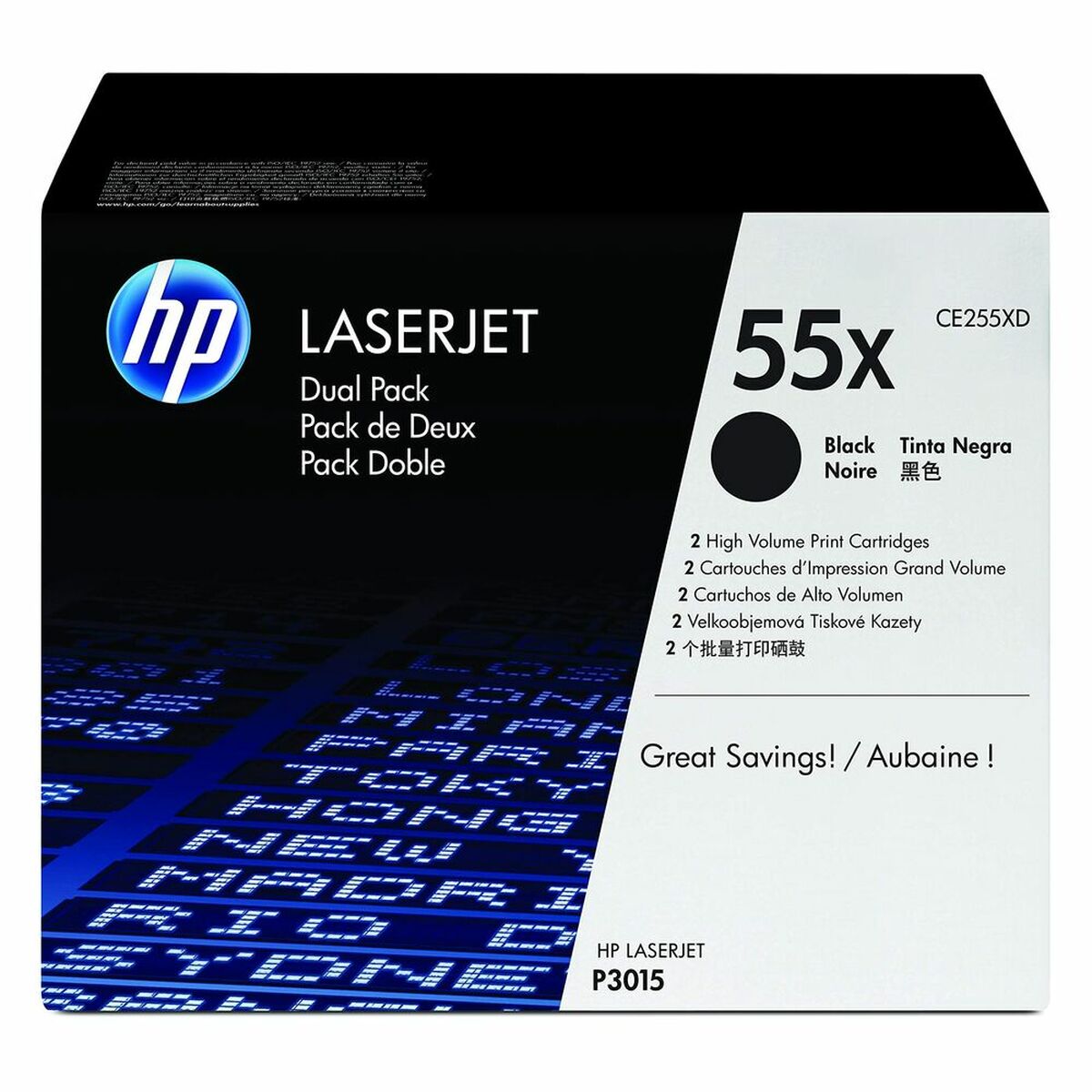Toner HP 55X Schwarz Toner (2 Stück)