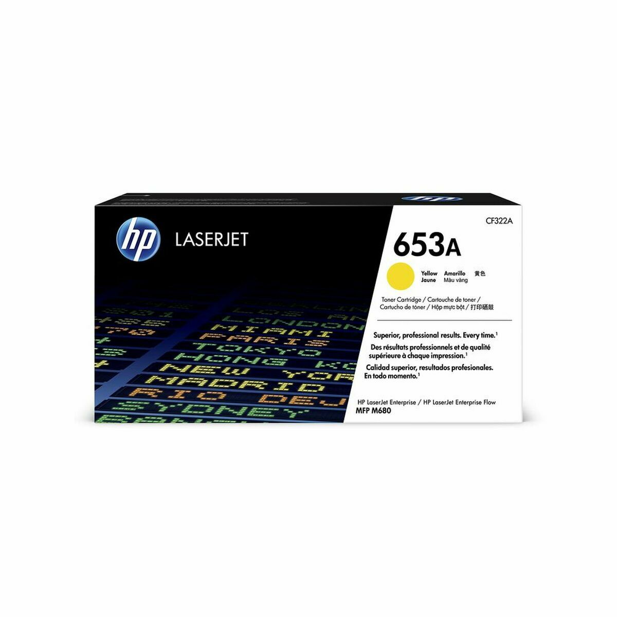 Toner HP Cartucho de tóner original LaserJet HP 653A amarillo Gelb