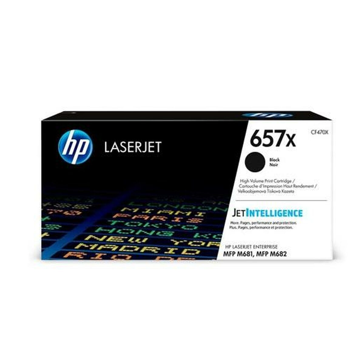 Toner HP Cartucho de tóner Original HP LaserJet 657X negro de alta capacidad Schwarz