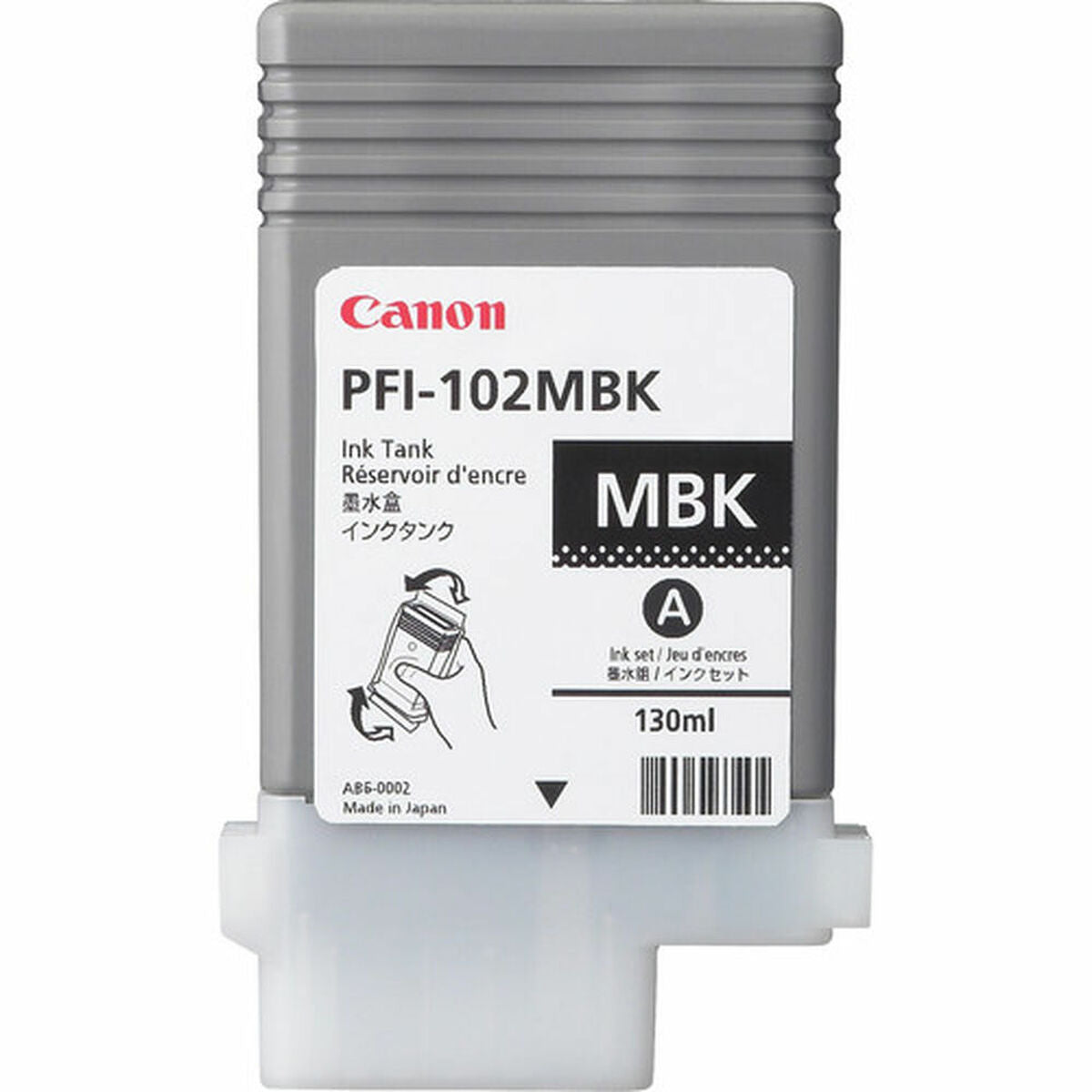 Originaltinte Canon PFI-102 MBK Schwarz