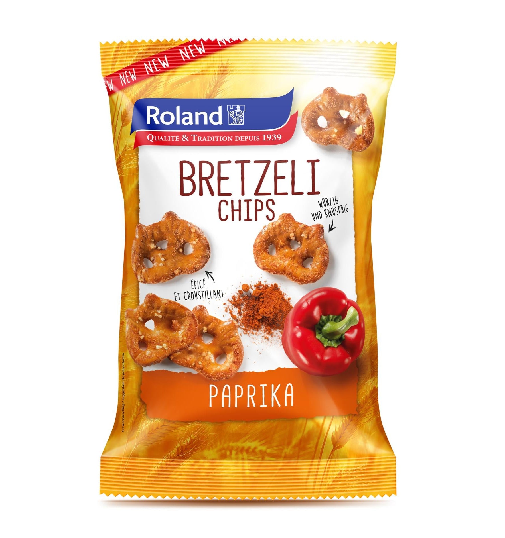 Roland Bretzeli Chips Paprika , 180 g