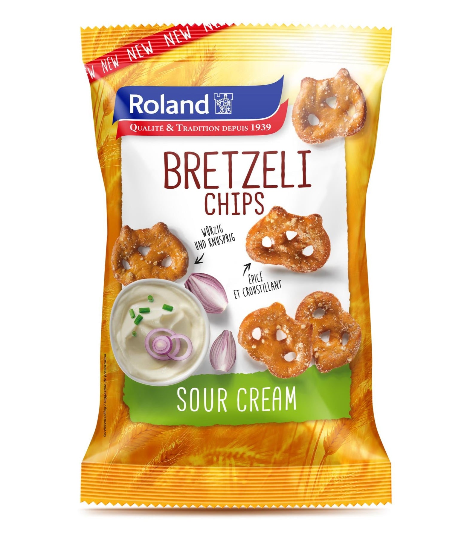 Roland Bretzeli Chips Sour Cream , 180 g
