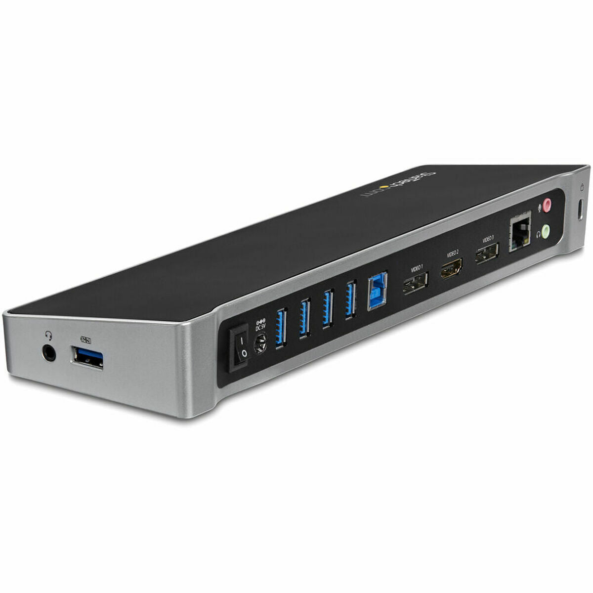 Dockstation Startech USB3DOCKH2DP Silberfarben