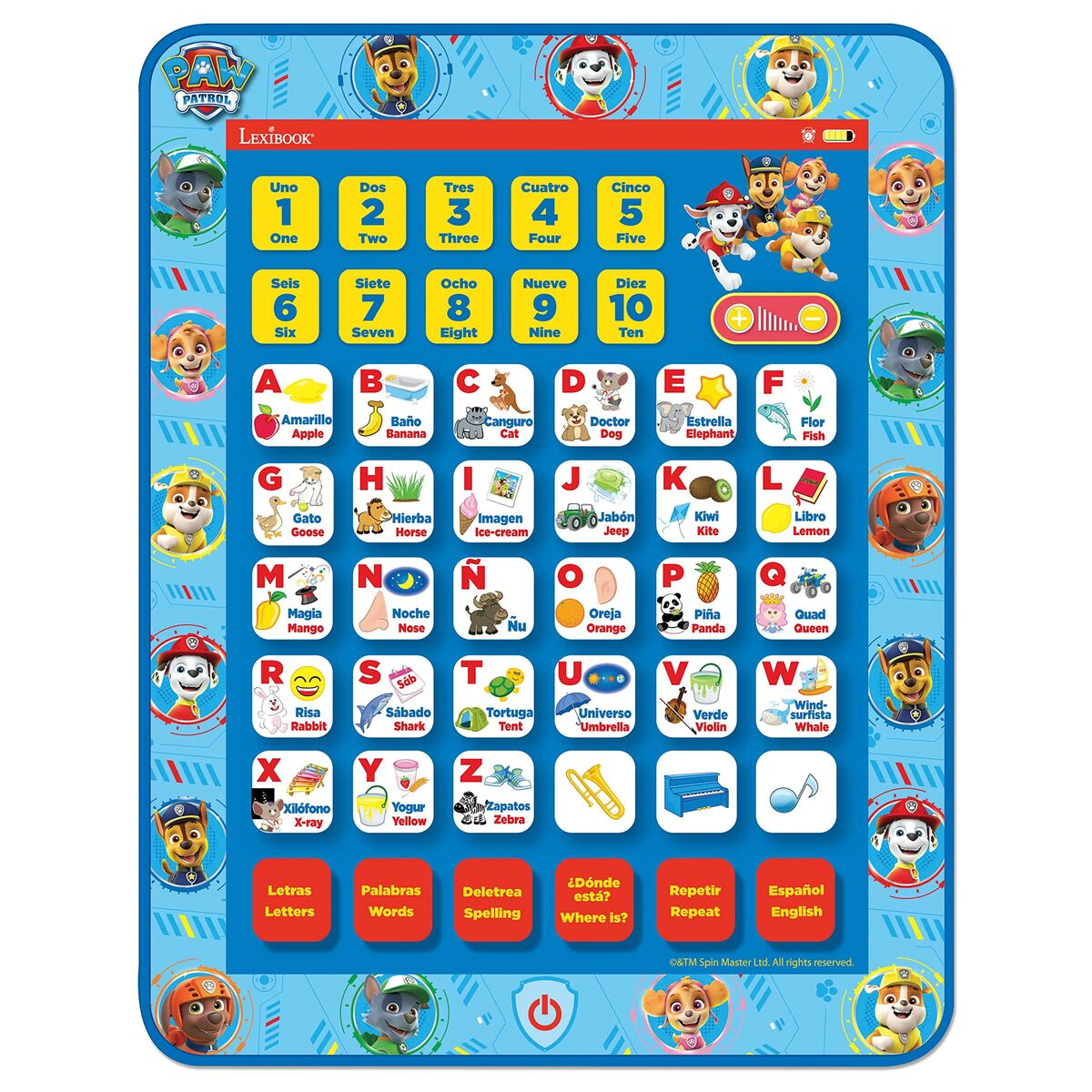 Lern-Tablet Lexibook The Paw Patrol