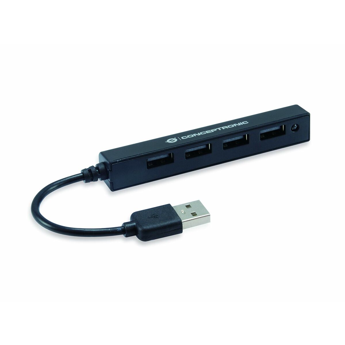 Hub USB Conceptronic HUBBIES05B Schwarz
