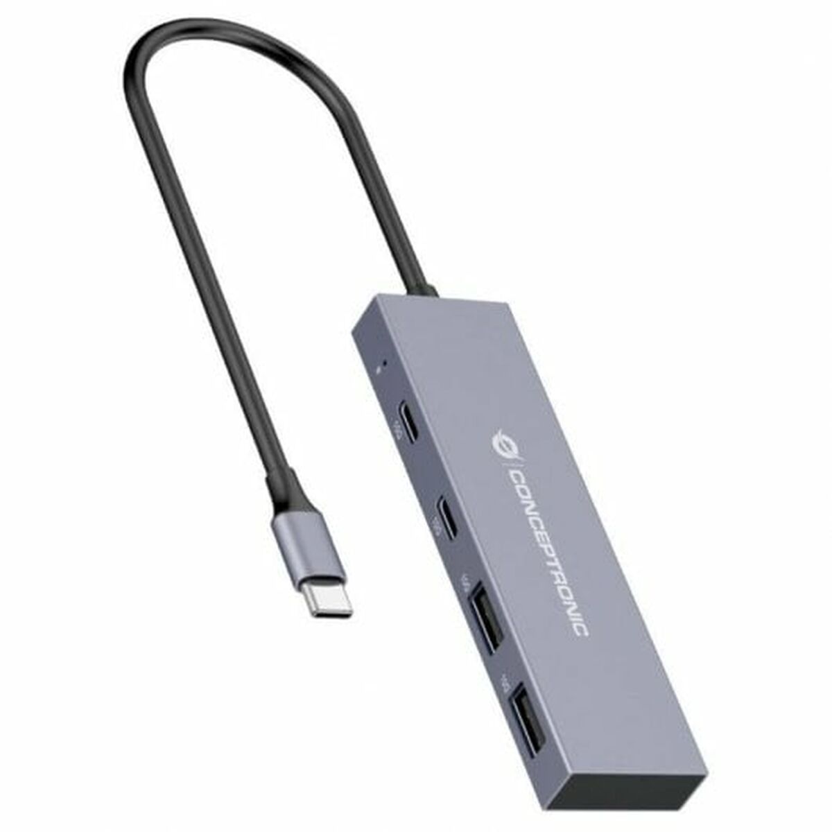 Hub USB Conceptronic HUBBIES13G Grau