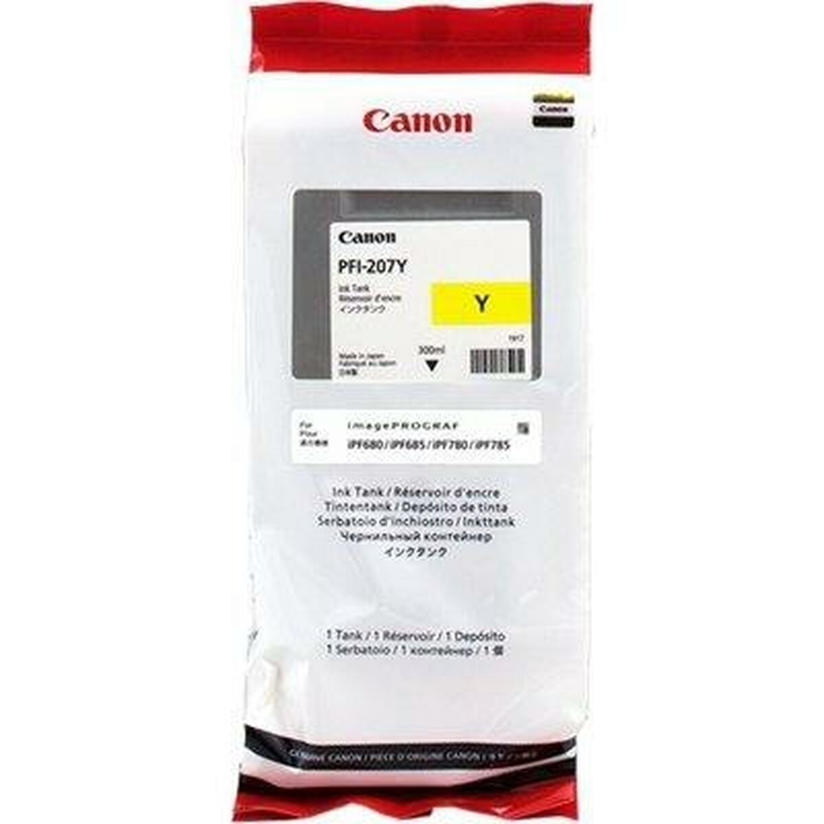 Original Tintenpatrone Canon PFI-207 Y Gelb
