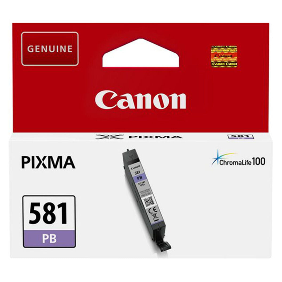 Original Tintenpatrone Canon CLI-581PB Blau Türkis