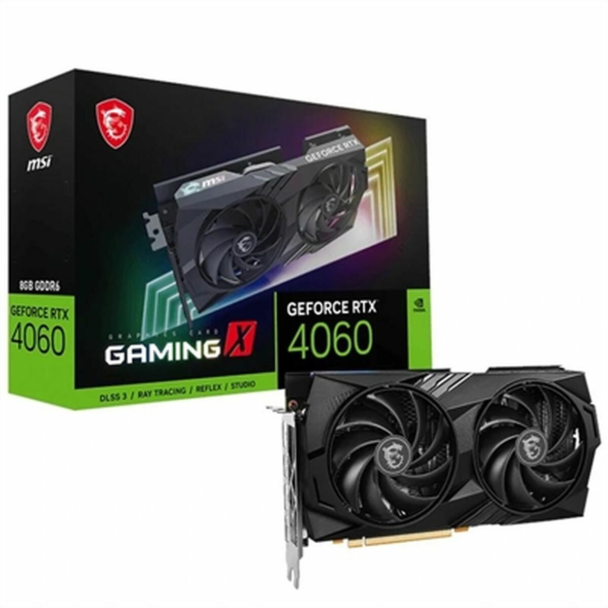 Grafikkarte MSI GEFORCE RTX 4060 8 GB GDDR6 Geforce RTX 4060