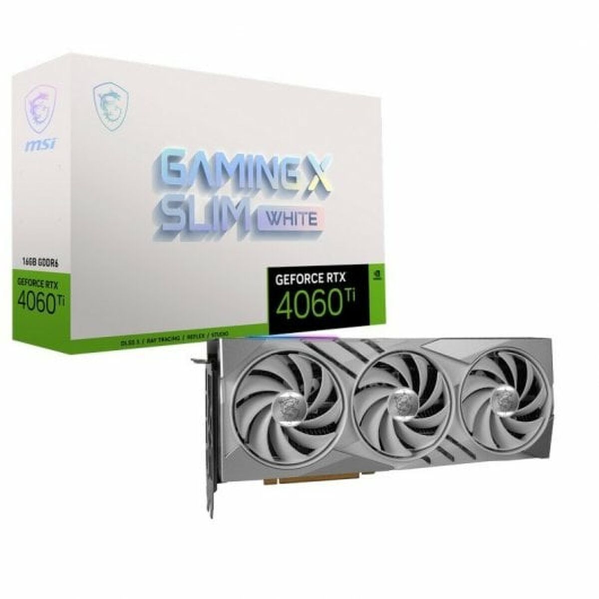 Grafikkarte MSI GeForce RTX 4060 Ti GAMING X SLIM 16 GB GDDR6 Geforce RTX 4060 Ti
