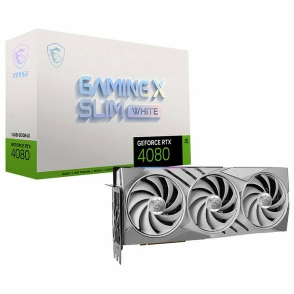 Grafikkarte MSI GeForce RTX 4080 GAMING X SLIM 16 GB GDDR6 NVIDIA GeForce RTX 4080