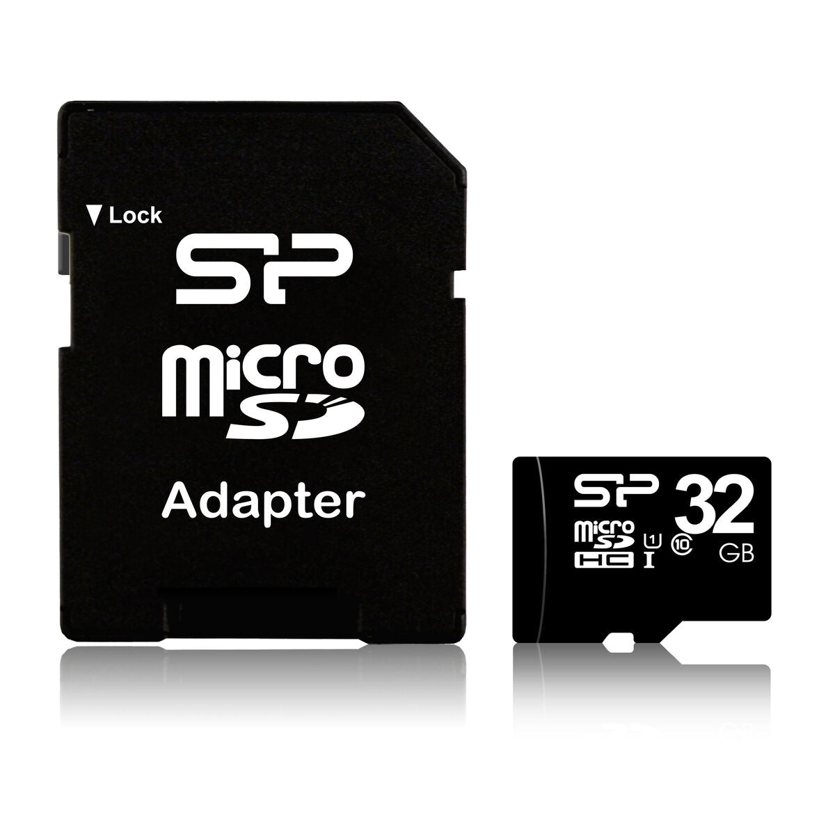 Mikro SD Speicherkarte mit Adapter Silicon Power SP032GBSTH010V10SP SDHC 32 GB