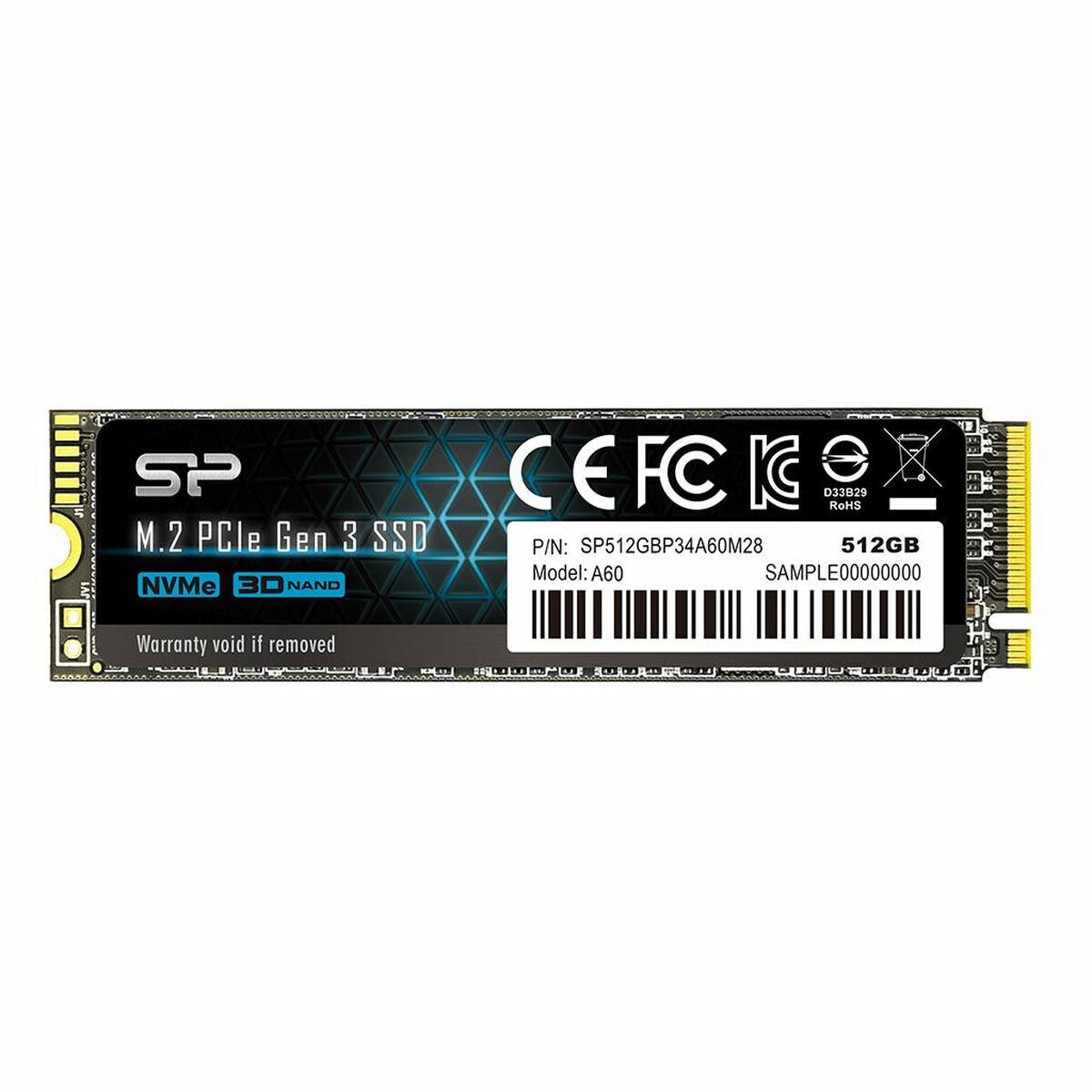 Festplatte Silicon Power SP512GBP34A60M28 SSD M.2 512 GB SSD