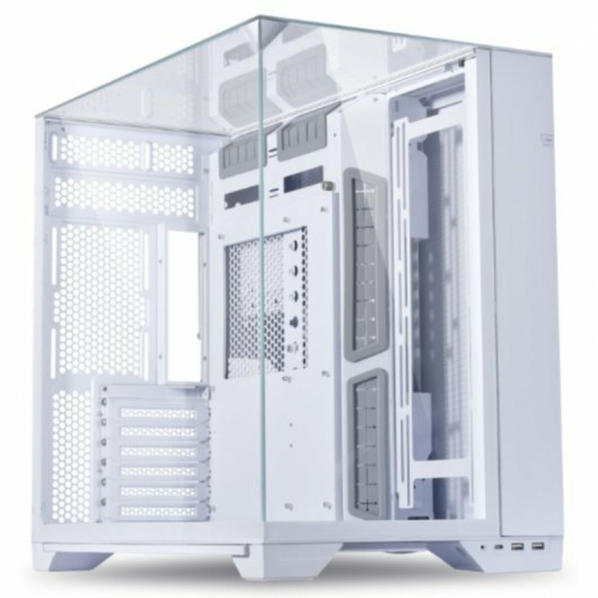 ATX Semi-Tower Gehäuse Lian-Li O11 VISION Weiß