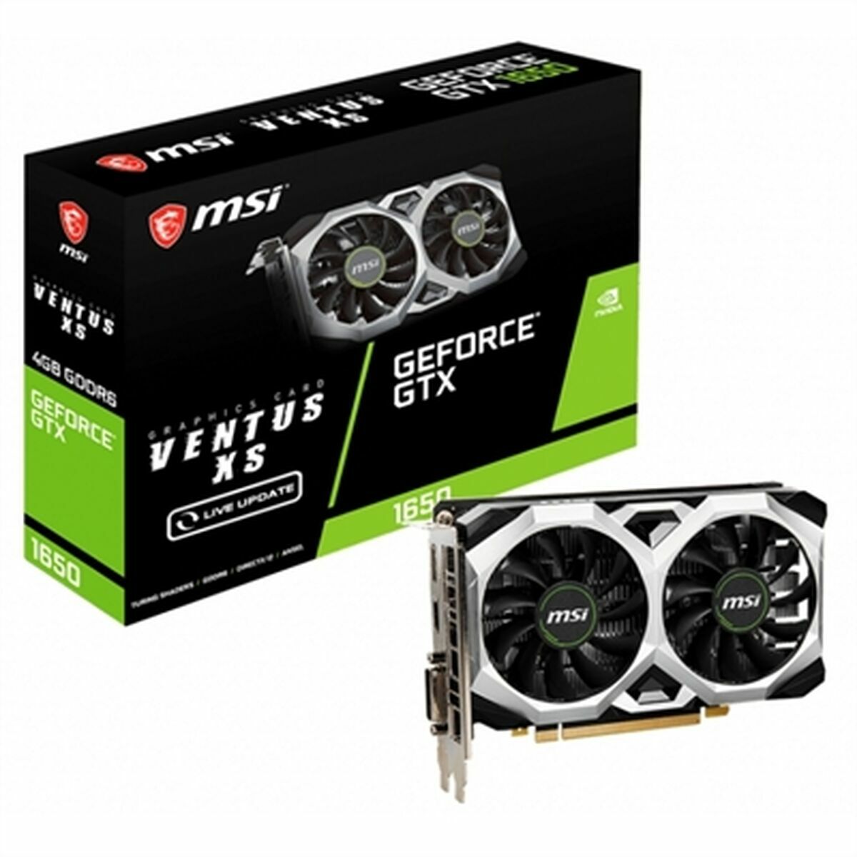 Grafikkarte MSI GTX 1650 D6 VENTUS XS V1 4 GB GDDR6 GeForce GTX 1650