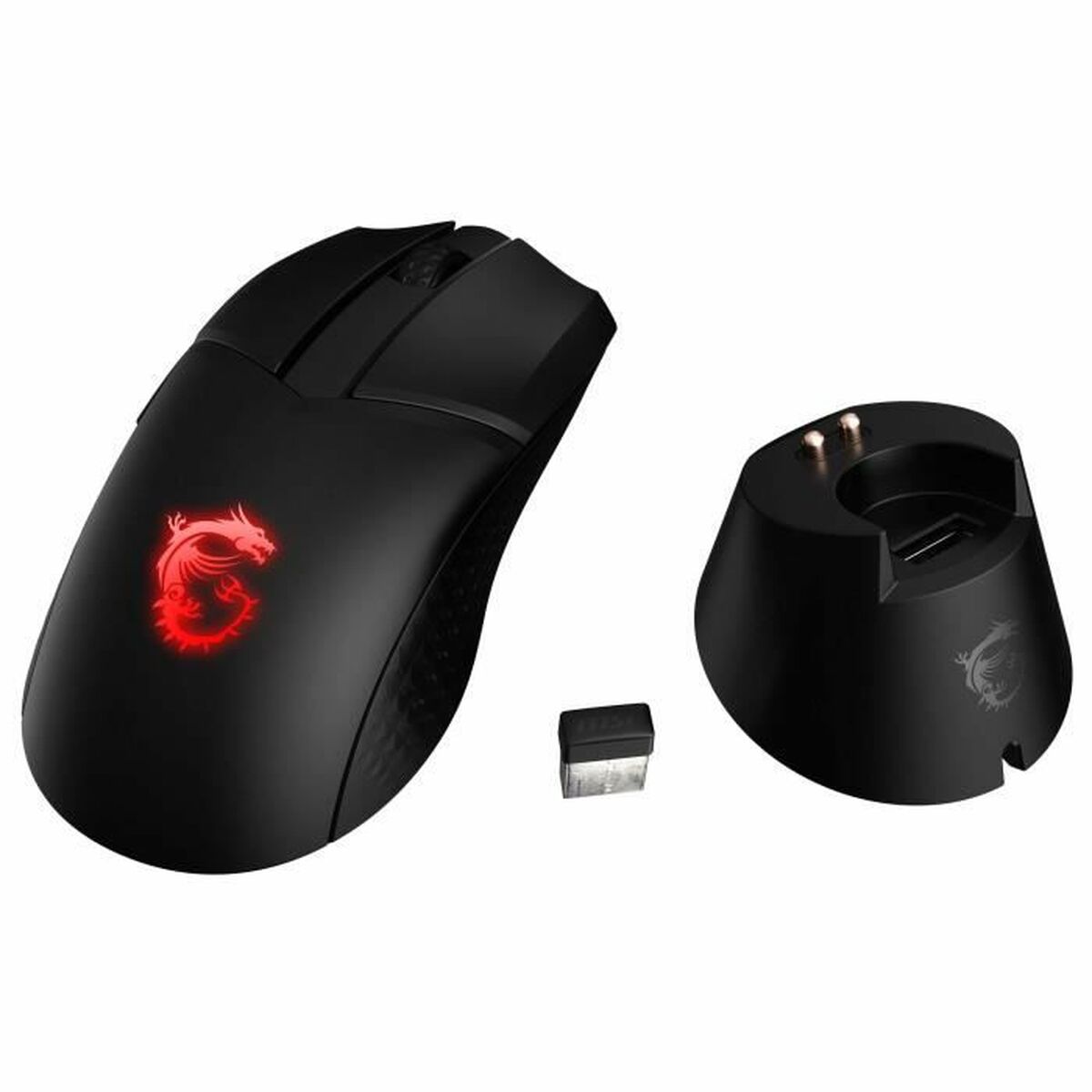 Mouse MSI Clutch GM41 20000 DPI Schwarz Wireless