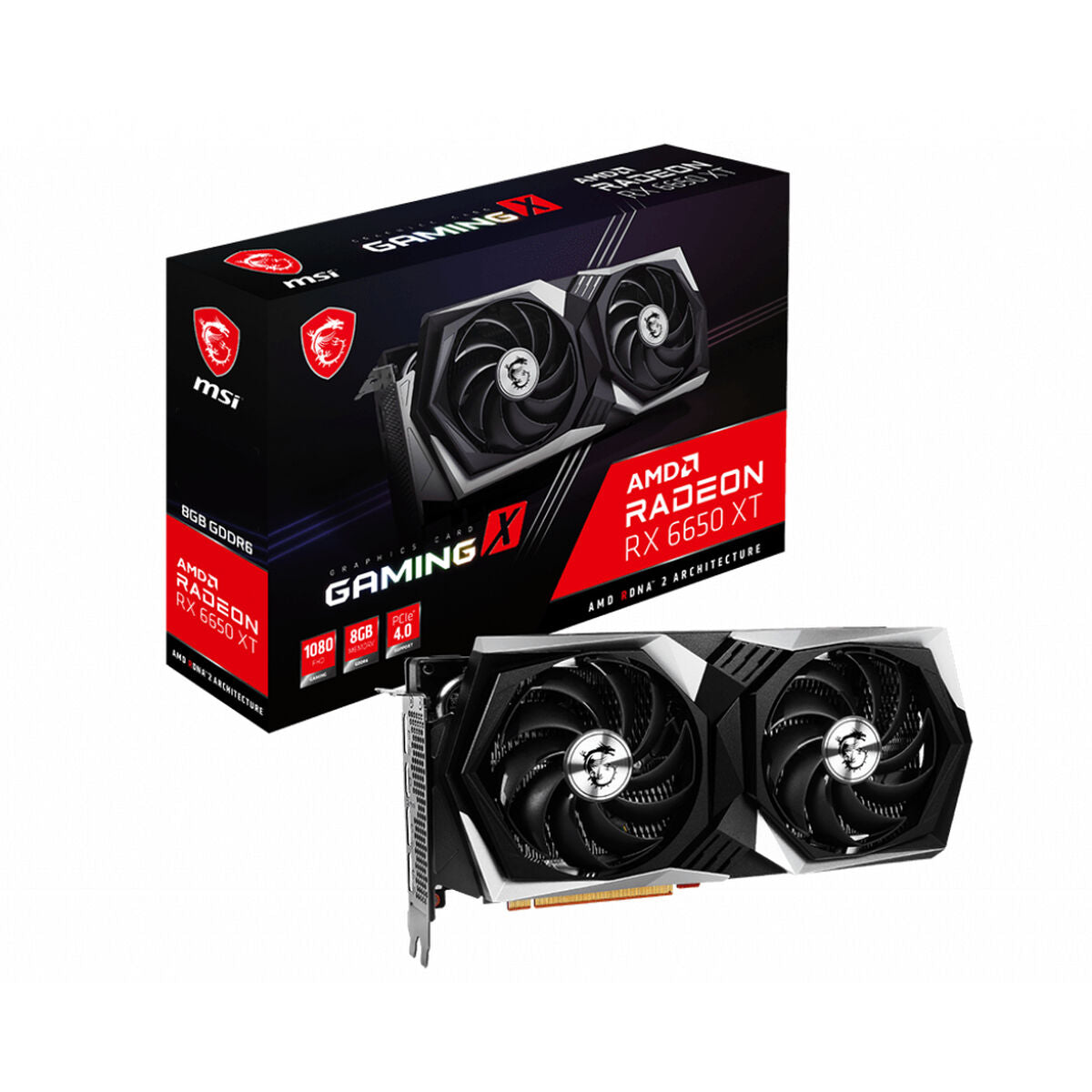 Grafikkarte MSI RX 6650 XT radeon rx 6650 xt 8 GB RAM GDDR6