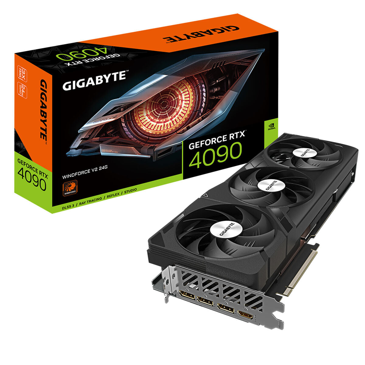 Grafikkarte Gigabyte GV-N4090WF3V2-24GD NVIDIA GeForce RTX 4090 GDDR6 GDDR6X