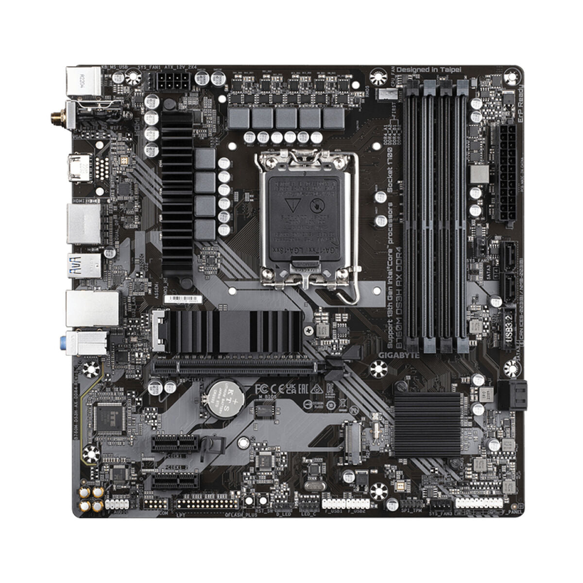 Motherboard Gigabyte B760M DS3H AX DDR4 Intel LGA 1700