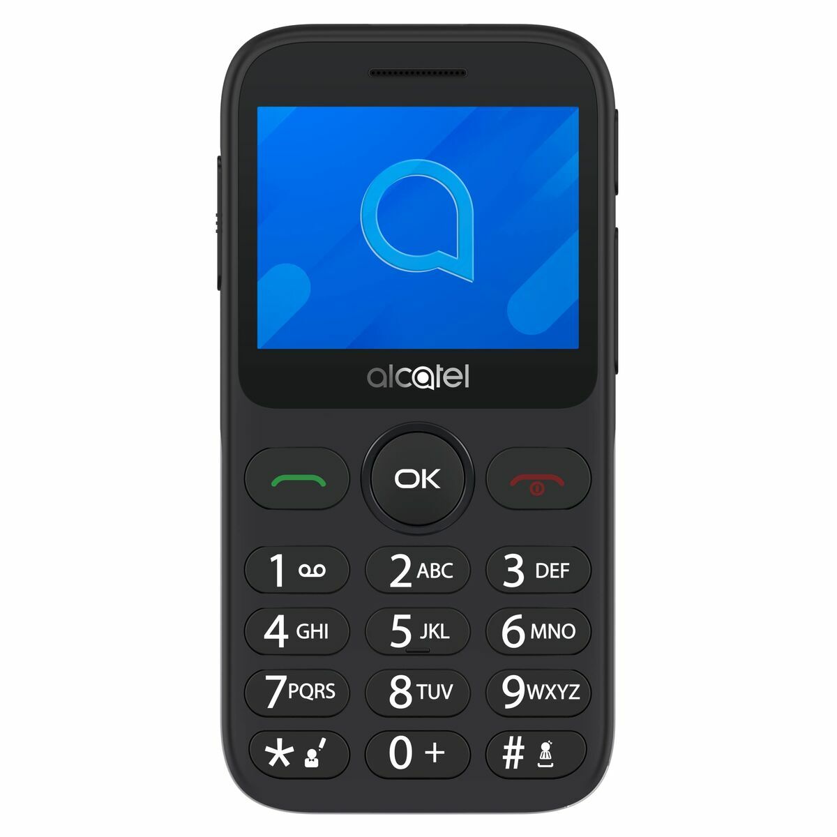 Mobiltelefon Alcatel 2020X 4 mb ram Schwarz 16 GB RAM Silberfarben