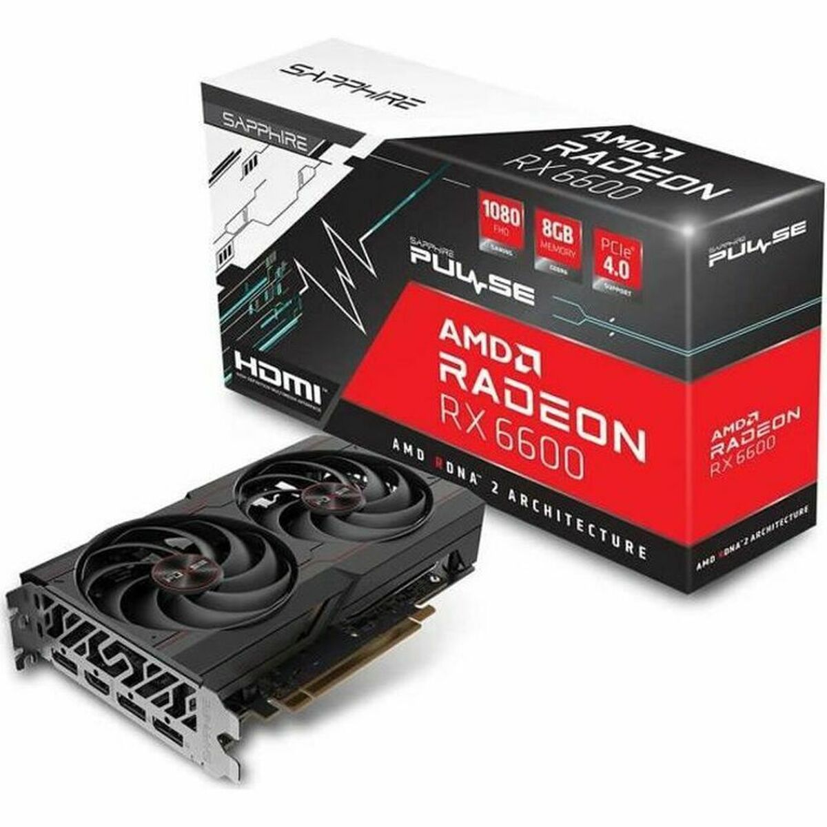 Grafikkarte Sapphire 11310-01-20G 8 GB GDDR6 AMD Radeon RX 6600