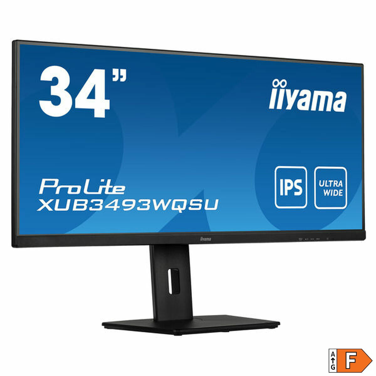 Monitor Iiyama XUB3493WQSU-B5 Schwarz 34" 75 Hz UltraWide Quad HD LED IPS AMD FreeSync Flicker free