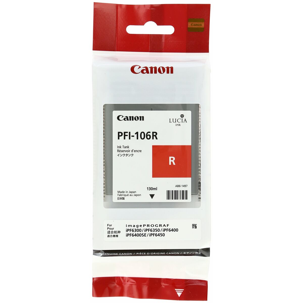Toner Canon PFI-106 R Rot