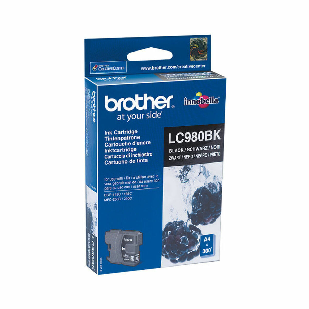 Original Tintenpatrone Brother LC-980BK Schwarz