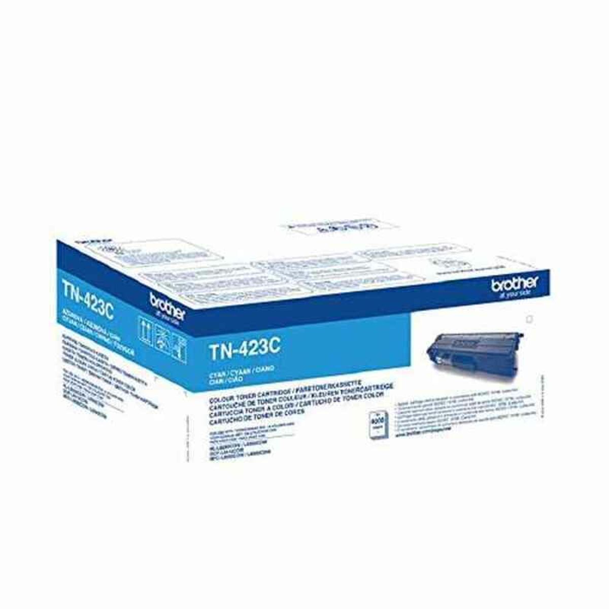 Original Toner Brother TN423C 6500 pp. Türkis