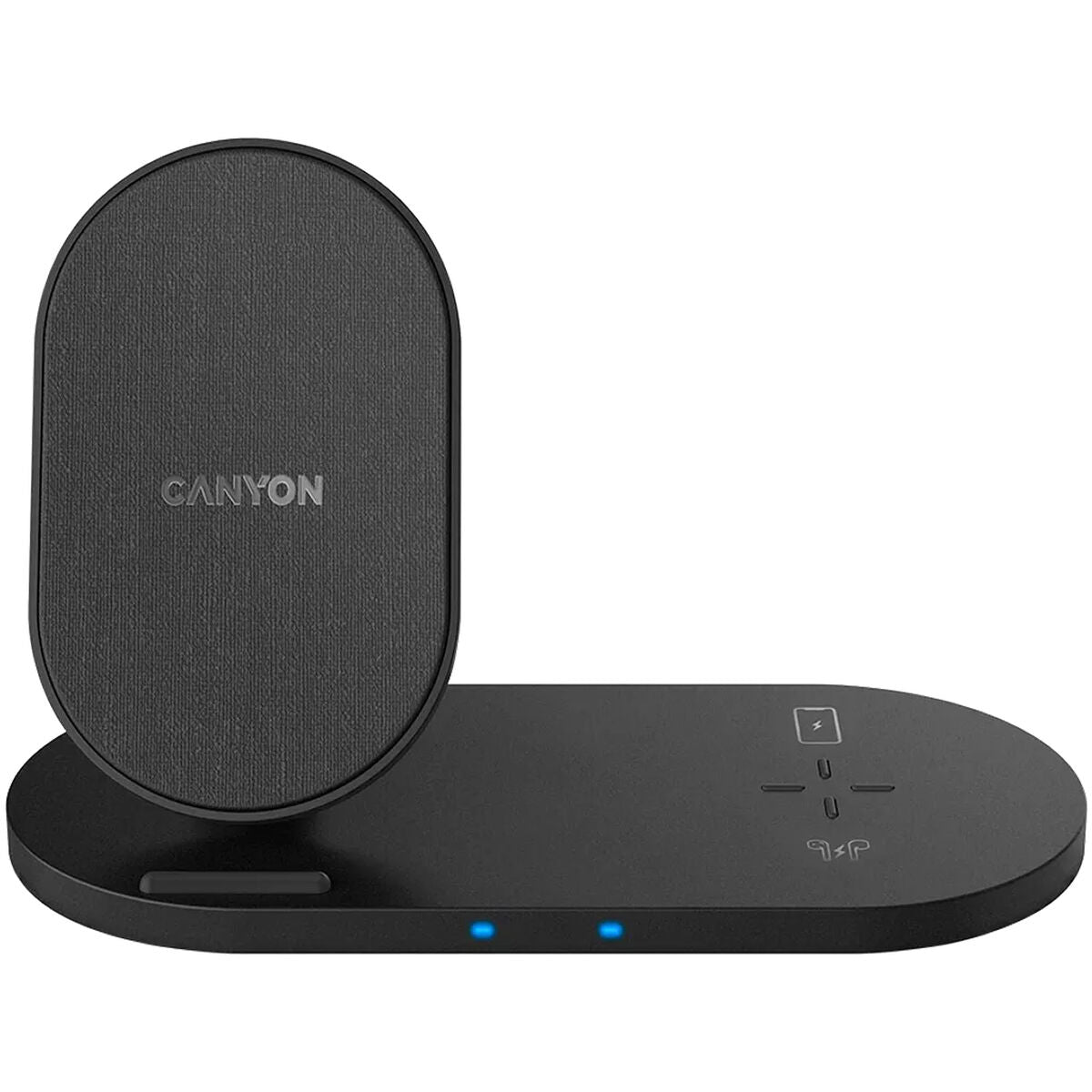 Kabelloses Qi-Ladegerät mit USB-Anschlüssen Canyon CNS-WCS202 Schwarz