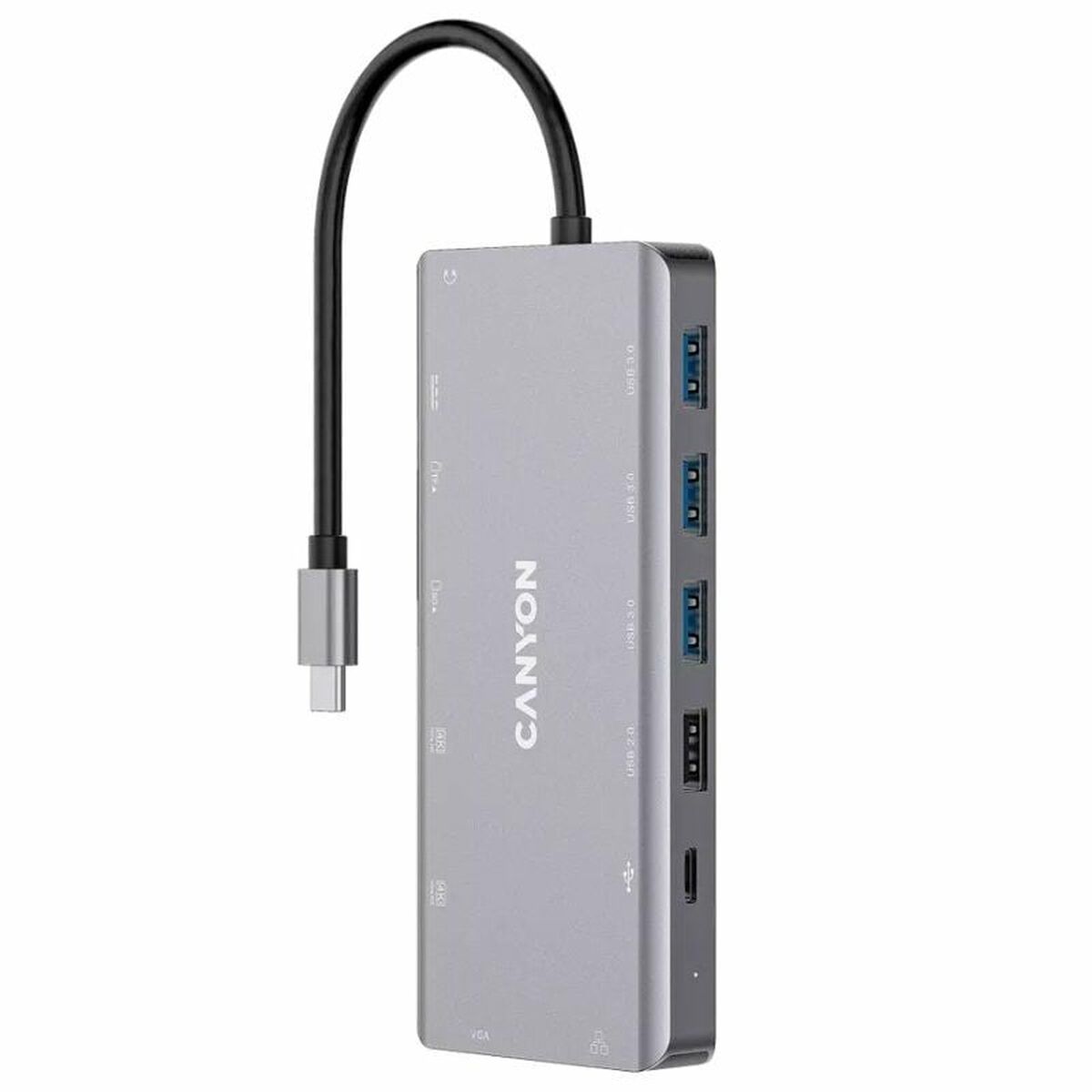 Hub USB Canyon CNS-TDS12 Grau (1 Stück)
