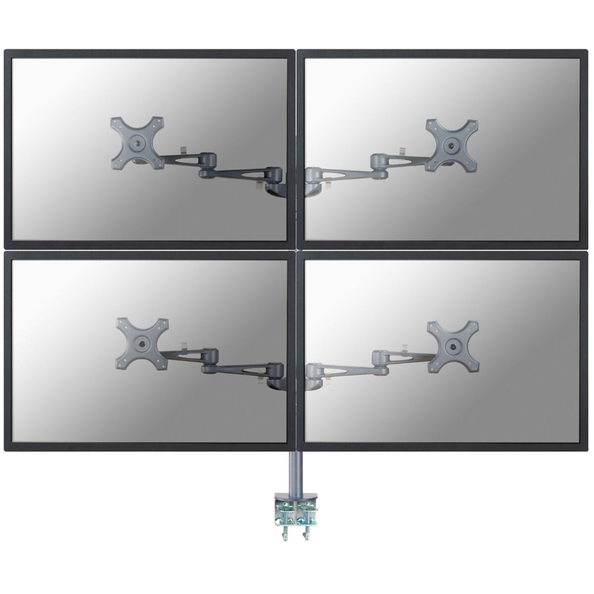 Bildschirm-Träger für den Tisch Neomounts FPMA-D935D4 Silberfarben 27"