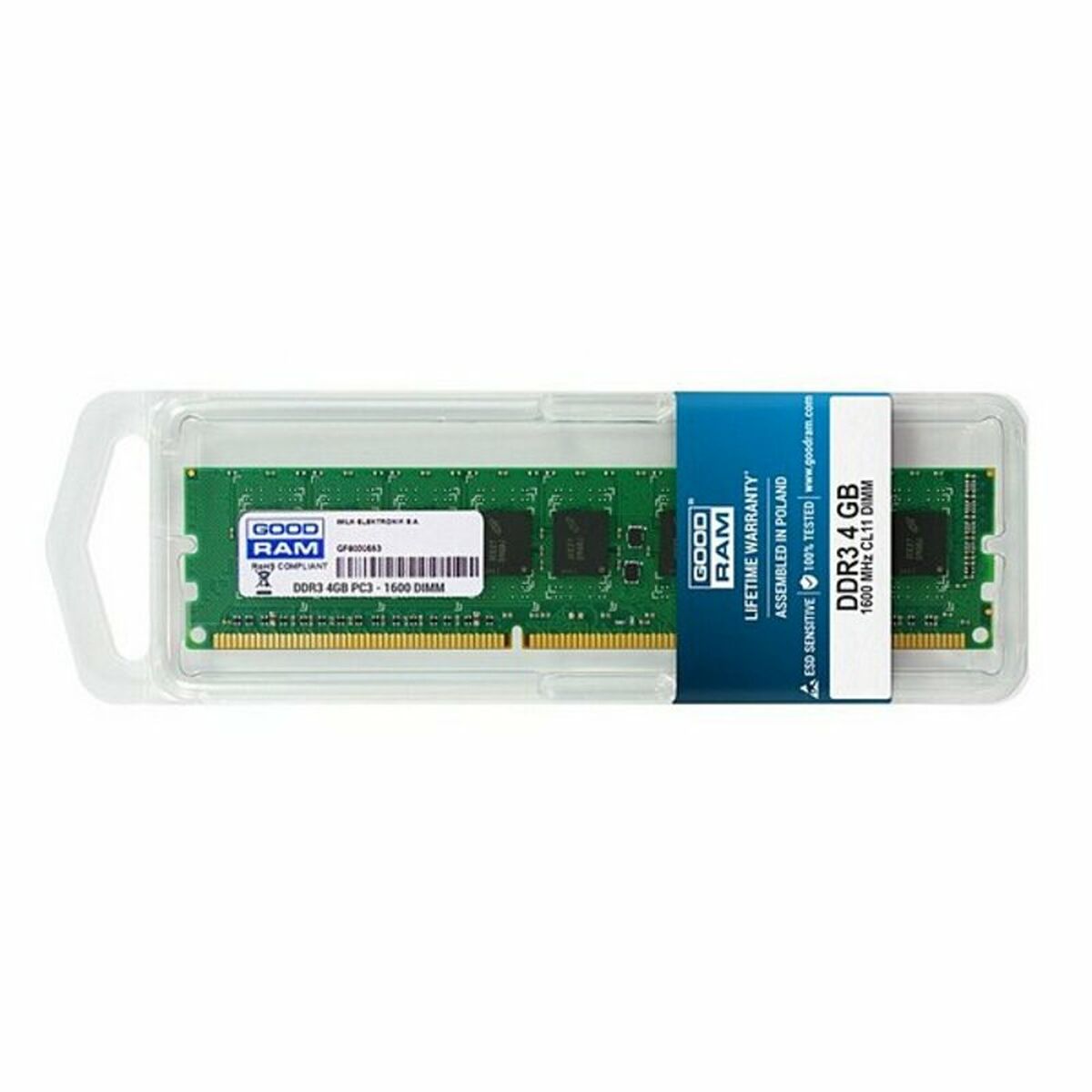 RAM Speicher GoodRam GR1600D364L11S 4 GB DDR3