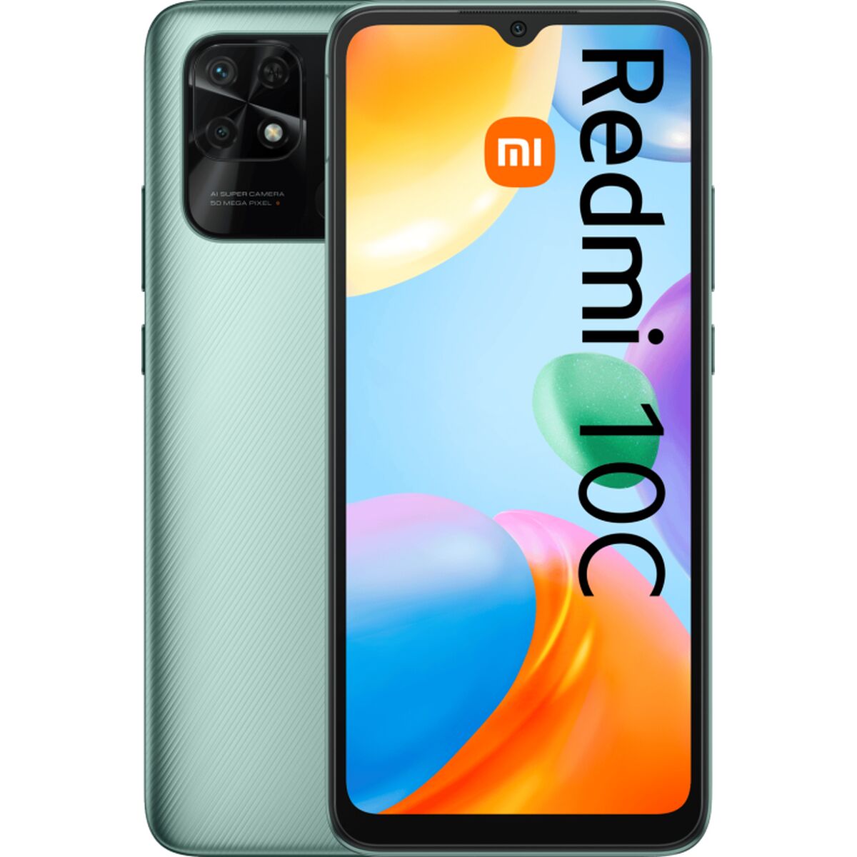 Smartphone Xiaomi Redmi 10C Octa Core 3 GB RAM 64 GB grün